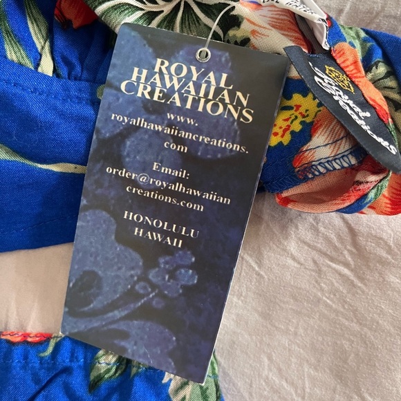 VTG ROYAL CREATIONS Women's Dress Set Hawaiian Hawaii Maxi Skirt Halter Top - Picture 3 of 7